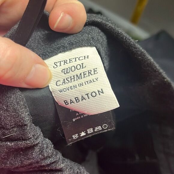 Aritzia Babaton Dexter Wool cashmere Pant Charcoal Grey 0 - Picture 5 of 6